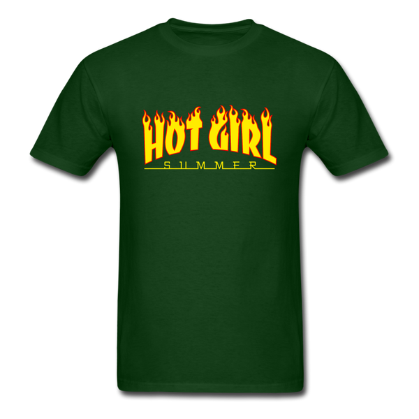 HOT GIRL SUMMER FIRE - forest green