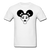 Afro Puff Girl Face - white