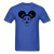 Afro Puff Girl Face - royal blue