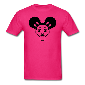 Afro Puff Girl Face