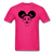 Afro Puff Girl Face - fuchsia