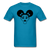 Afro Puff Girl Face - turquoise