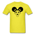 Afro Puff Girl Face - yellow