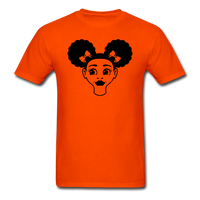 Afro Puff Girl Face - orange