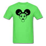 Afro Puff Girl Face - kiwi