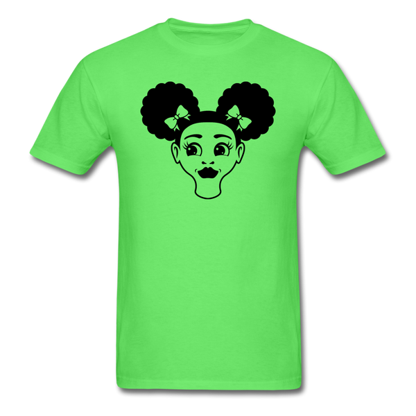 Afro Puff Girl Face - kiwi