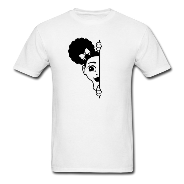 Afro Puff Girl - white