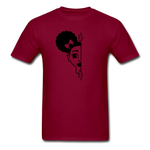 Afro Puff Girl - burgundy