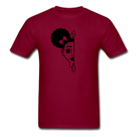 Afro Puff Girl - burgundy