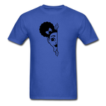 Afro Puff Girl - royal blue