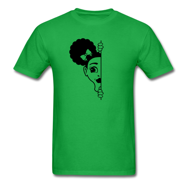 Afro Puff Girl - bright green