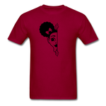 Afro Puff Girl - dark red