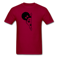 Afro Puff Girl - dark red