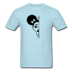 Afro Puff Girl - powder blue