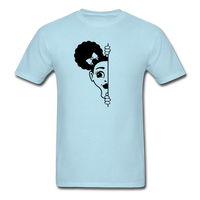 Afro Puff Girl - powder blue