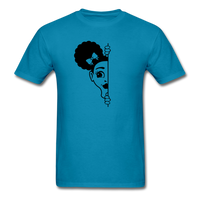 Afro Puff Girl - turquoise