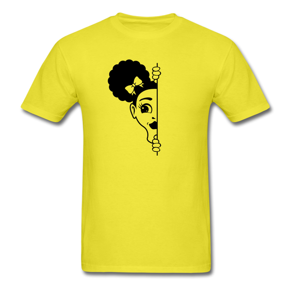 Afro Puff Girl - yellow
