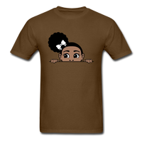Puff Roses Girl - brown