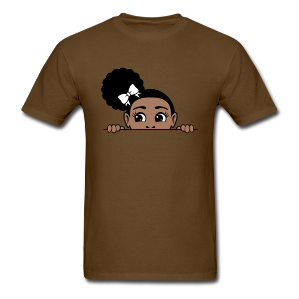 Puff Roses Girl - brown