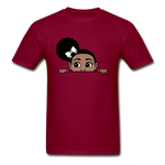 Puff Roses Girl - burgundy