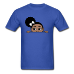Puff Roses Girl - royal blue