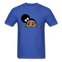 Puff Roses Girl - royal blue