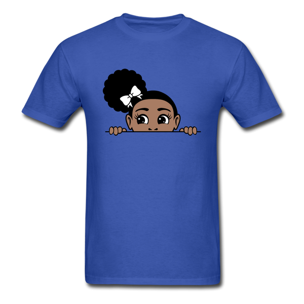 Puff Roses Girl - royal blue