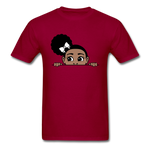 Puff Roses Girl - dark red