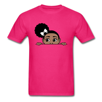 Puff Roses Girl - fuchsia
