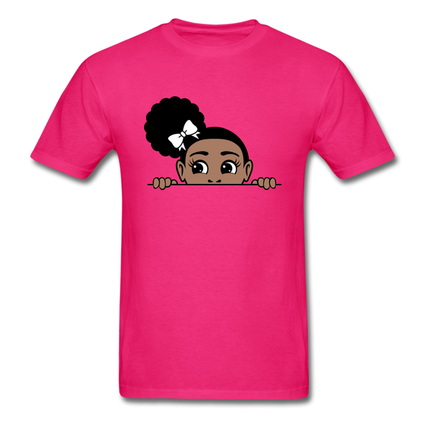 Puff Roses Girl - fuchsia