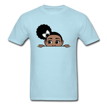Puff Roses Girl - powder blue