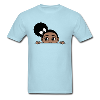 Puff Roses Girl - powder blue