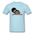 Puff Roses Girl - powder blue