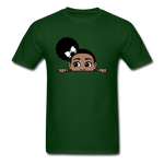 Puff Roses Girl - forest green