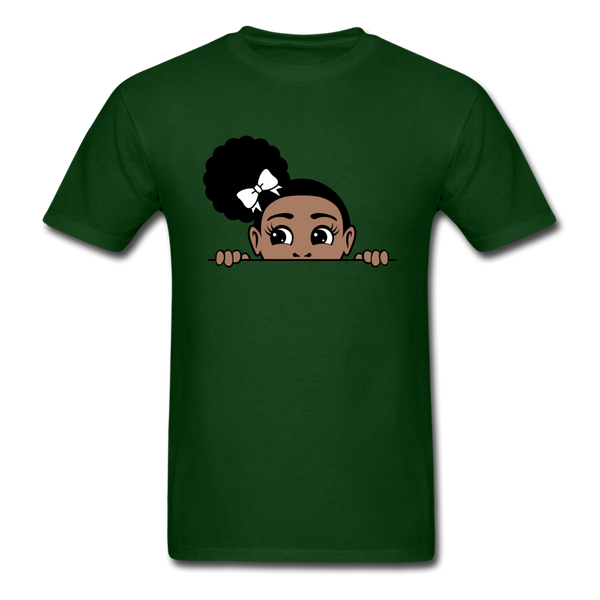 Puff Roses Girl - forest green