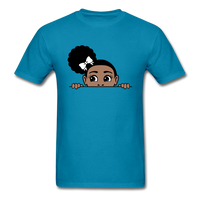 Puff Roses Girl - turquoise
