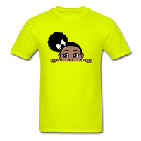 Puff Roses Girl - safety green