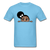 Puff Roses Girl - aquatic blue