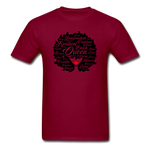 Afro Women - burgundy