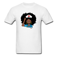 Afro Nurse - white