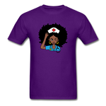 Afro Nurse - purple