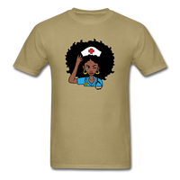 Afro Nurse - khaki