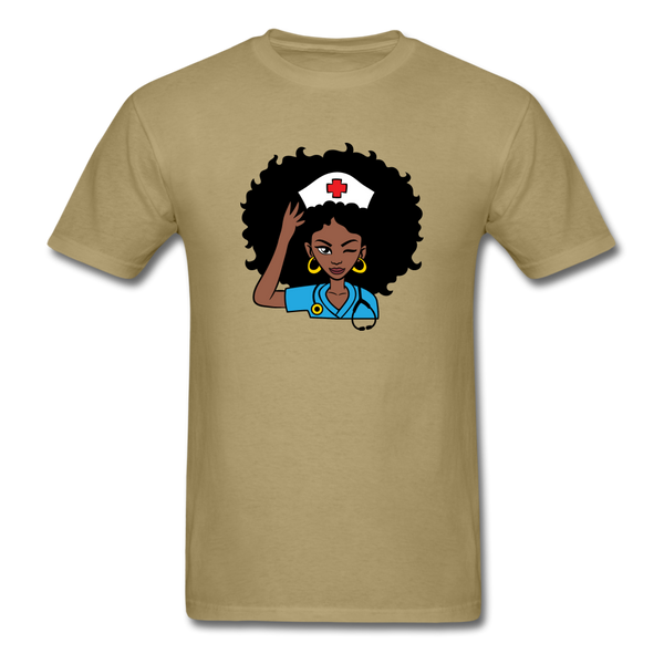 Afro Nurse - khaki