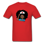 Afro Nurse - red