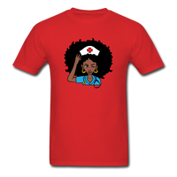 Afro Nurse - red