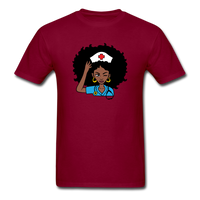 Afro Nurse - burgundy