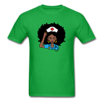 Afro Nurse - bright green