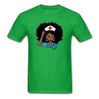 Afro Nurse - bright green