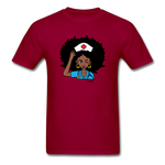 Afro Nurse - dark red