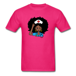 Afro Nurse - fuchsia